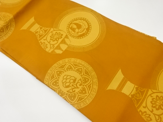 JAPANESE NAGOYA OBI / WOVEN FLOWER